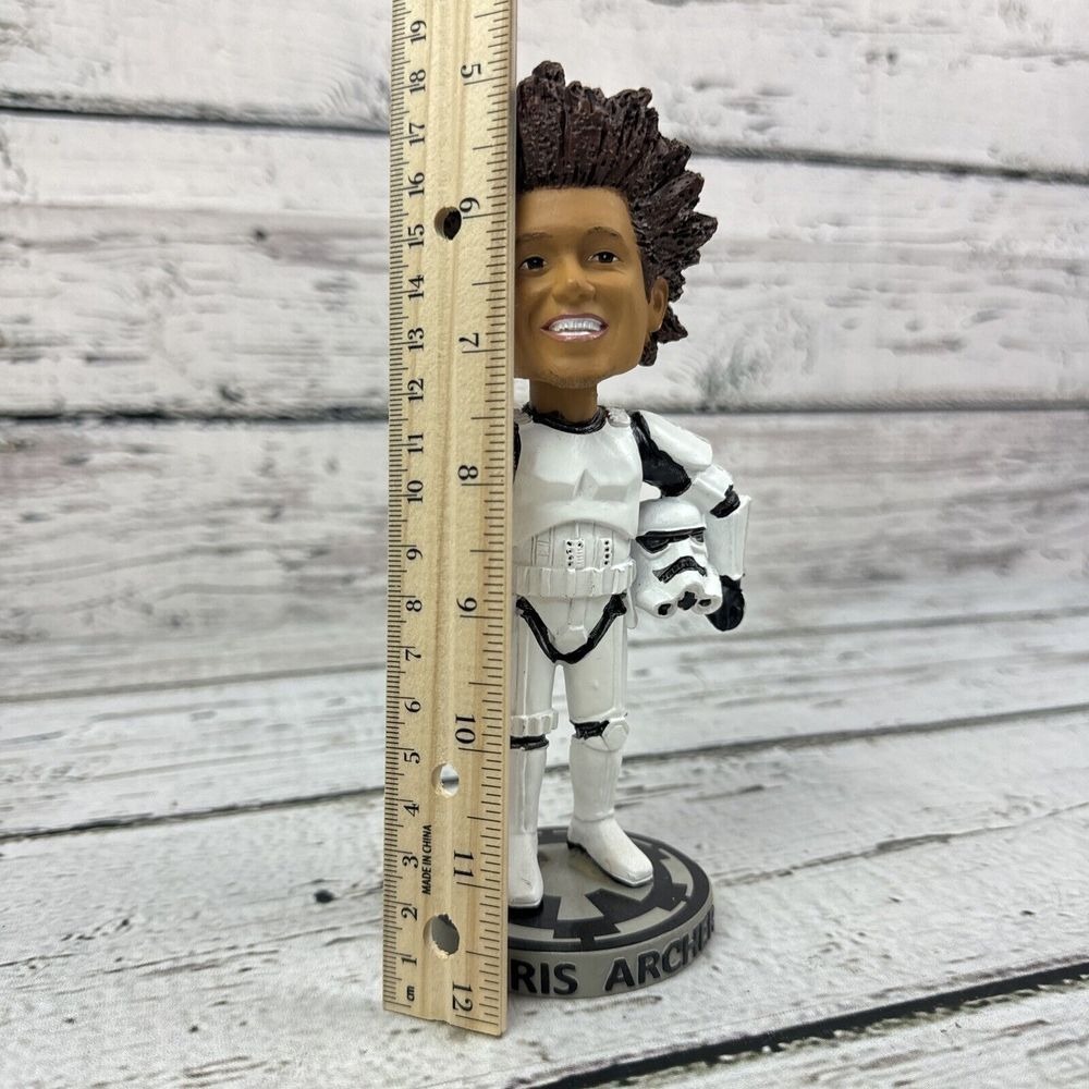 Chris Archer Star Wars Stormtrooper Bobblehead Baseball Tampa Bay Rays - Picture 3 of 8